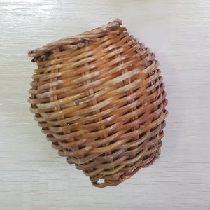Кашпо плетеное бочонок, бамбук
