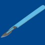 Скальпель с голубой ручкой