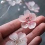 Цветы из полимерной глины Цернит полупрозрачный