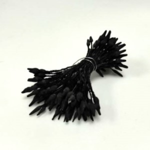 Тычинки «японский дизайн» заостренные удлинённые черные